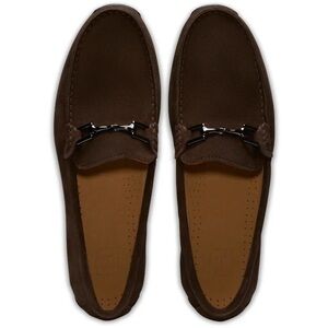 FOOTJOY Club Casuals Suede Loafer Shoes Chocolate 79063 Mens 13